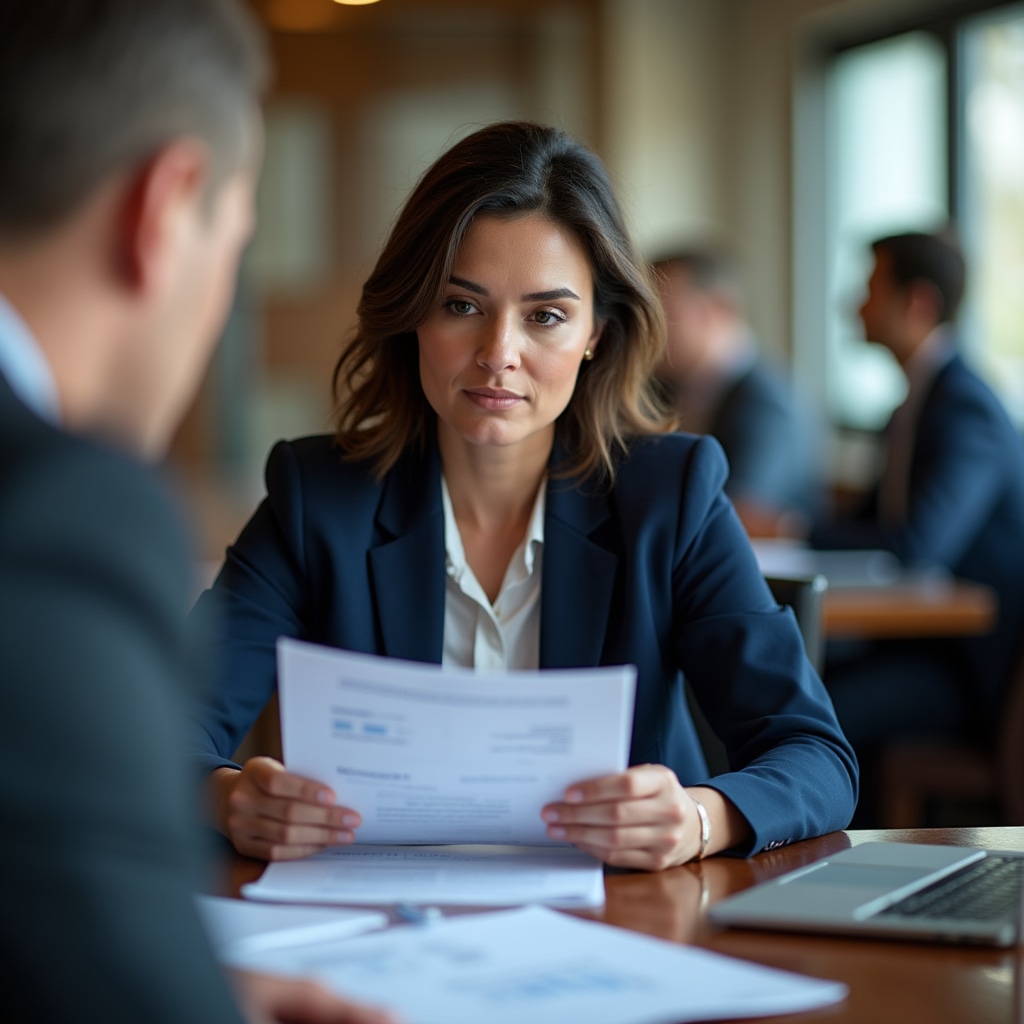 Professional financial education session with participants studying financial planning materials